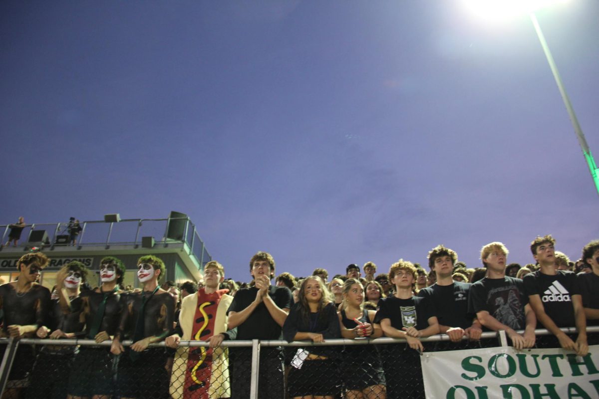 SOHS students participated in a black out for the September 19 game vs. OCHS.